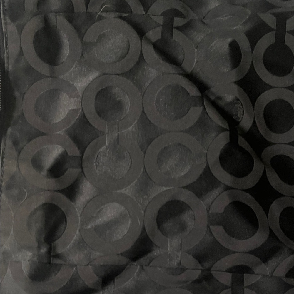 Coach Black Hobo Bag with Circle Pattern - Picture 9 of 9